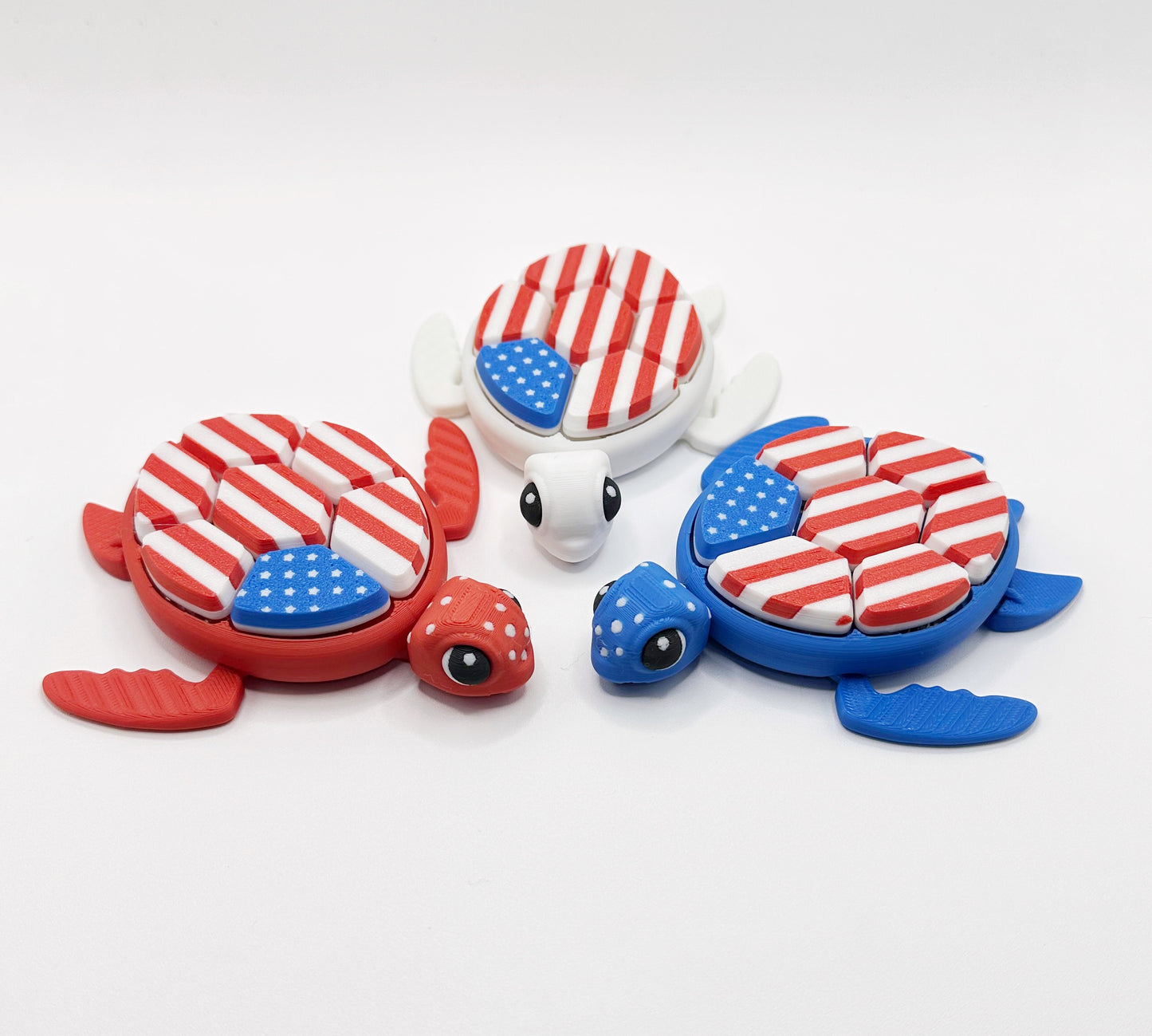 Patriotic Super Clicky Turtle